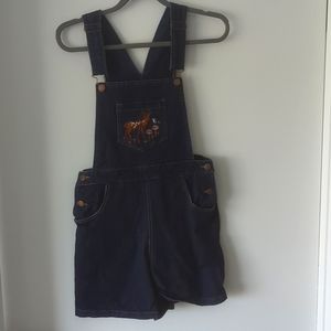 Overall Shorts